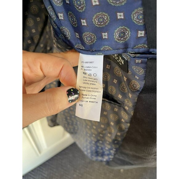 Lauren Ralph Lauren Black Label Corduroy Men's 44S Sports Coat Brown Elbow Patch - Picture 7 of 7